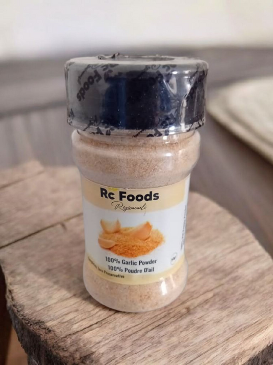 RC Foods 100% Garlic Powder – Pure &amp; Natural Garlic Seasoning – No Additives