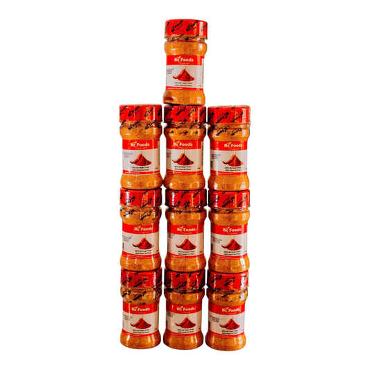 Pack of 10 pcs hot pepper jar 10O gr